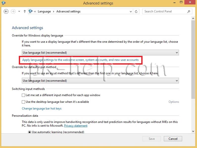 Изменить язык интерфейса системы Windows8.1 (Русифицировать Windows 8.1)